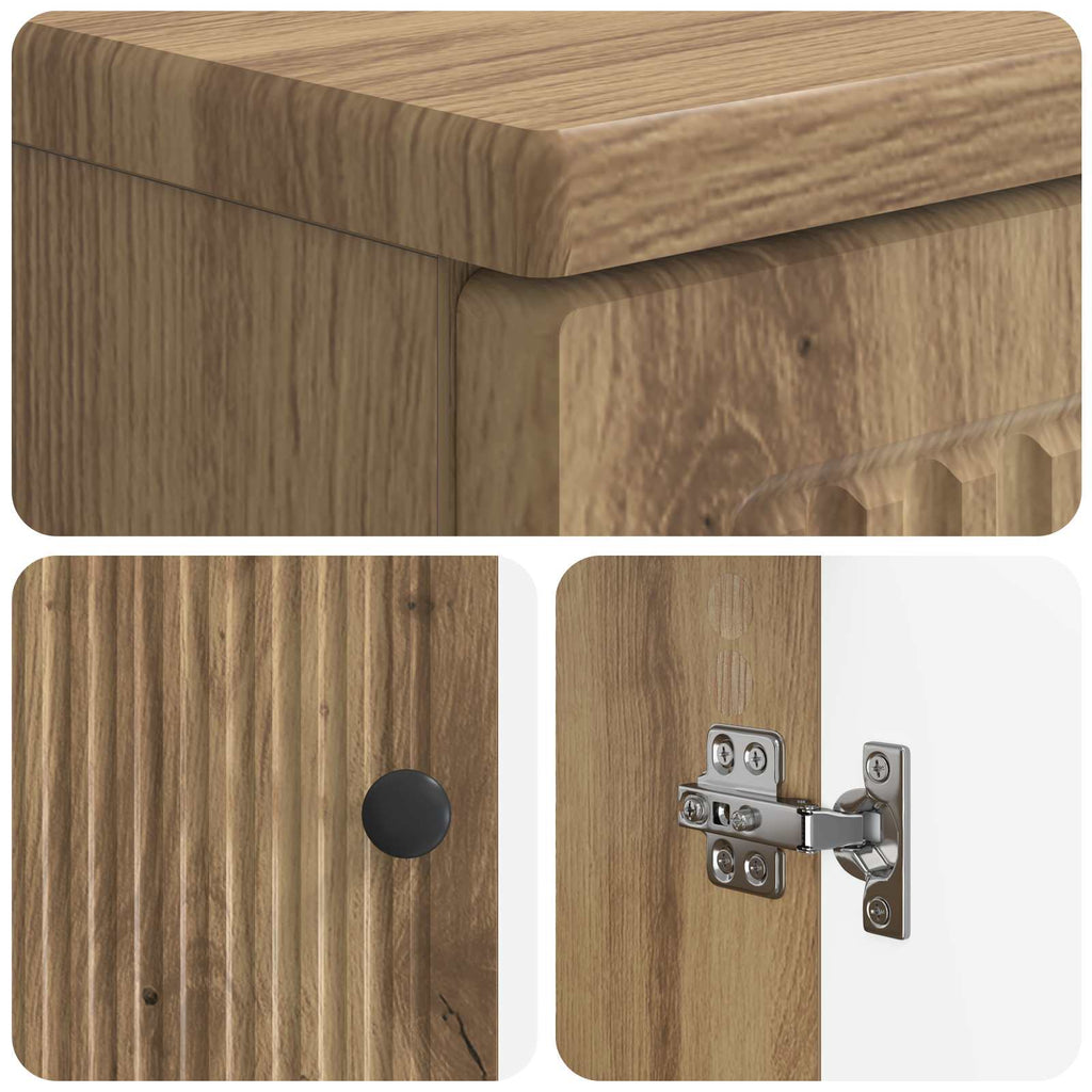 vidaXL Szafka pod umywalkę EDE Dąb artisan 59,5 x 31,5 x 59 cm