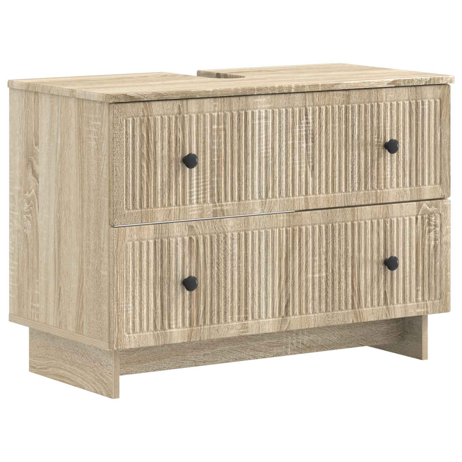 vidaXL Szafka pod umywalkę EDE dąb Sonoma 82 x 41 x 59 cm
