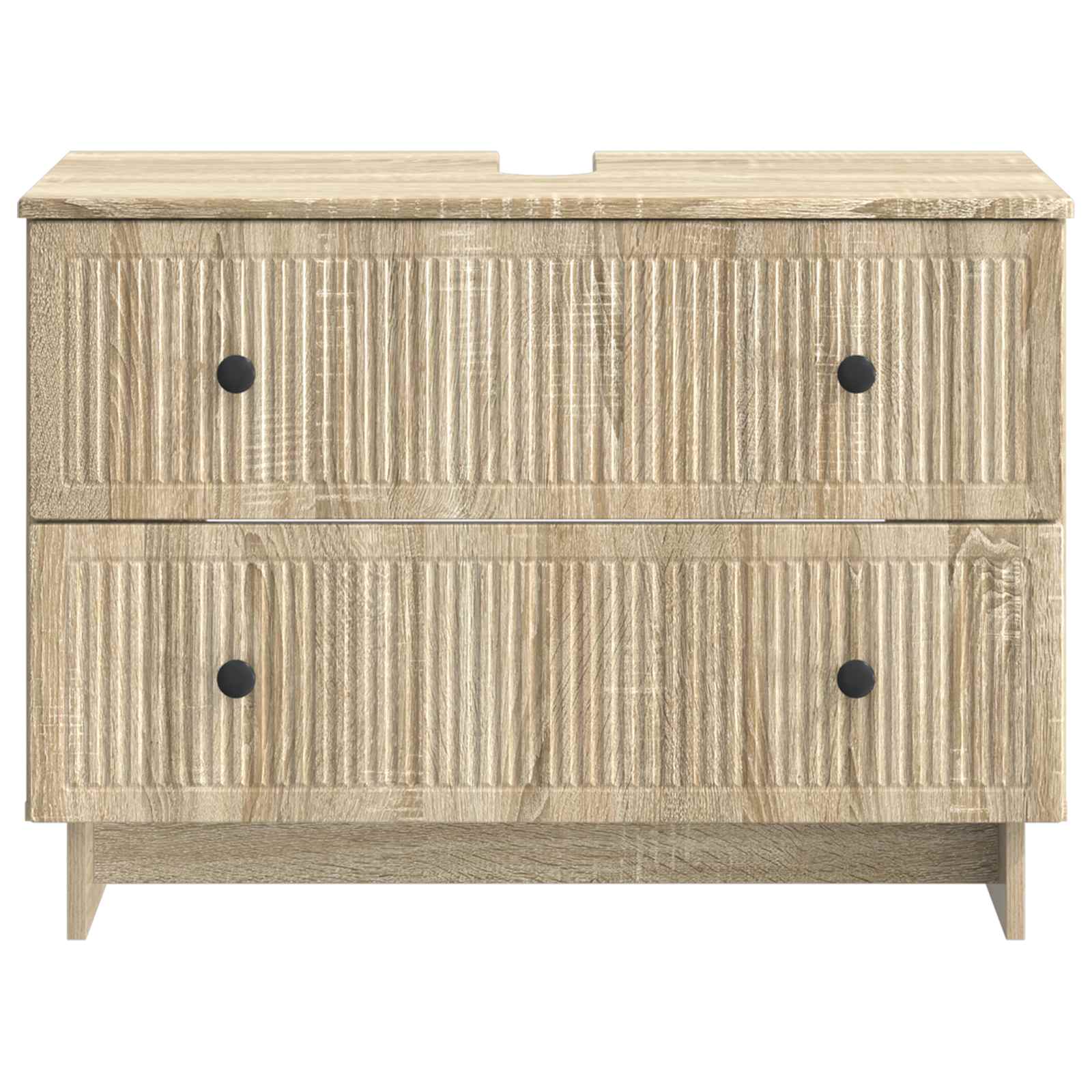 vidaXL Szafka pod umywalkę EDE dąb Sonoma 82 x 41 x 59 cm