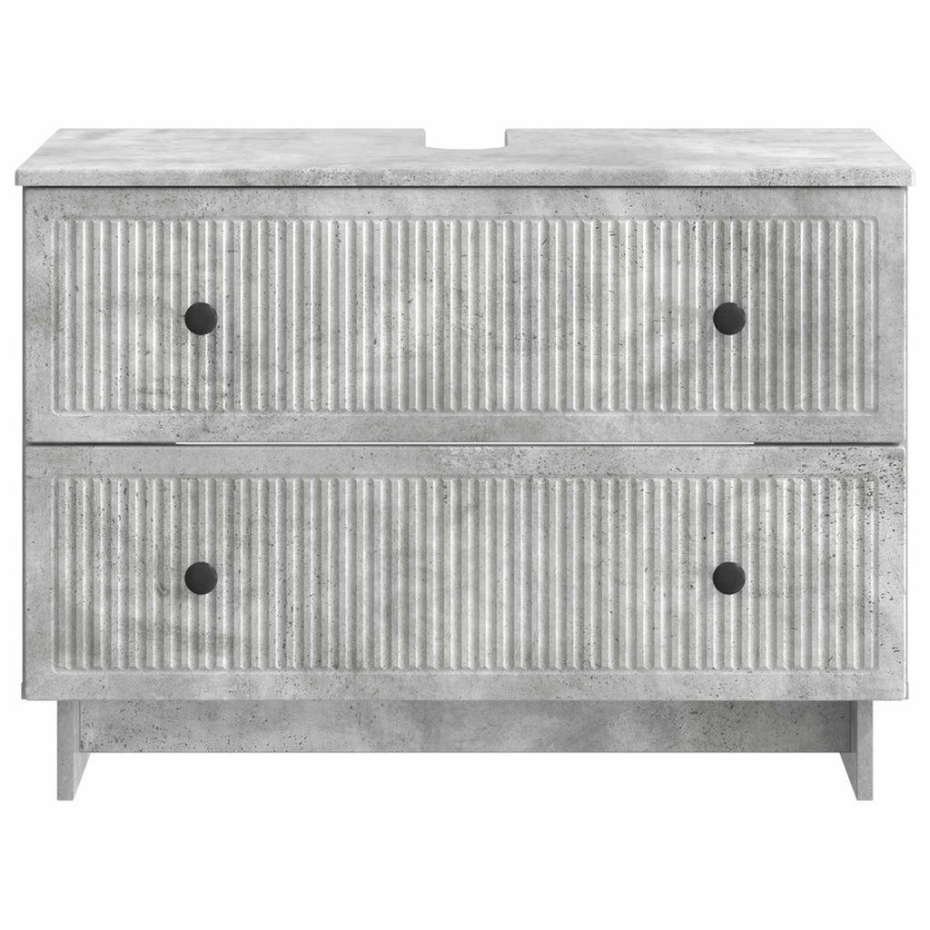 vidaXL Szafka pod umywalkę EDE Betonowy szary 82 x 41 x 59 cm