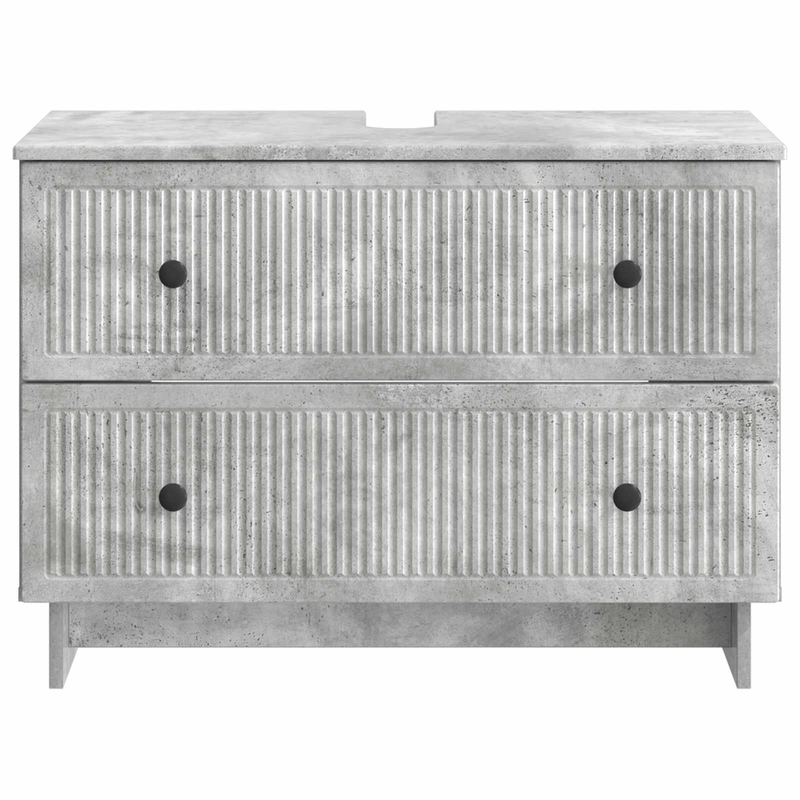 vidaXL Szafka pod umywalkę EDE Betonowy szary 82 x 41 x 59 cm