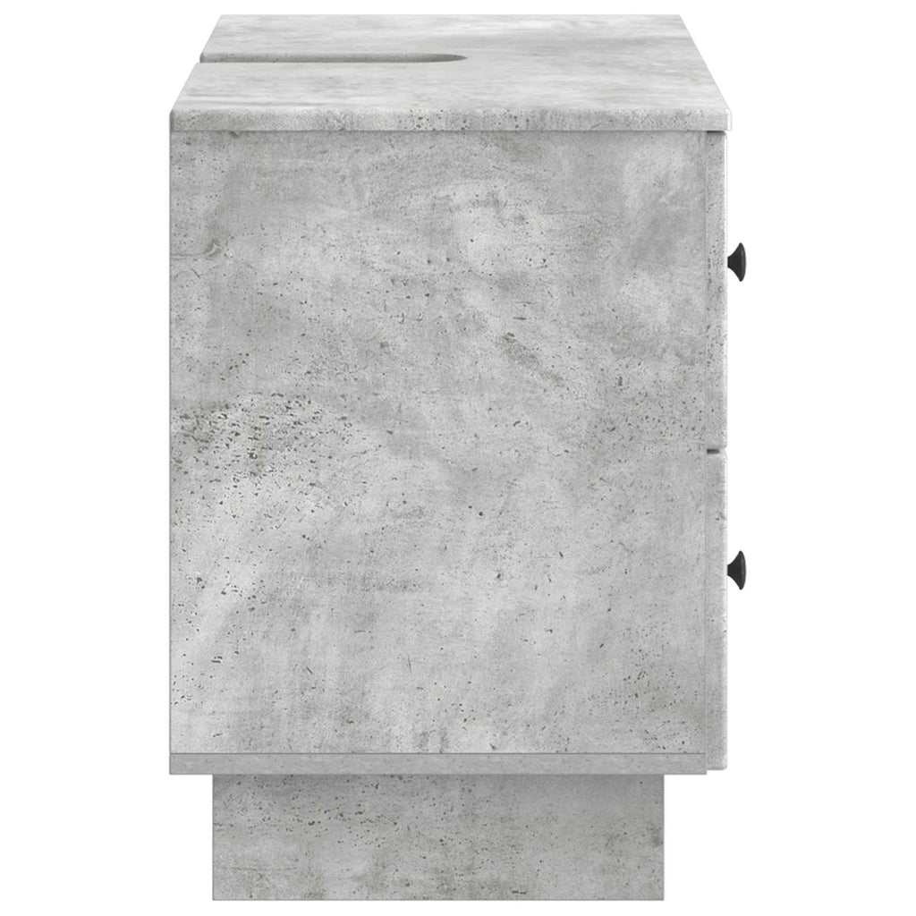 vidaXL Szafka pod umywalkę EDE Betonowy szary 82 x 41 x 59 cm