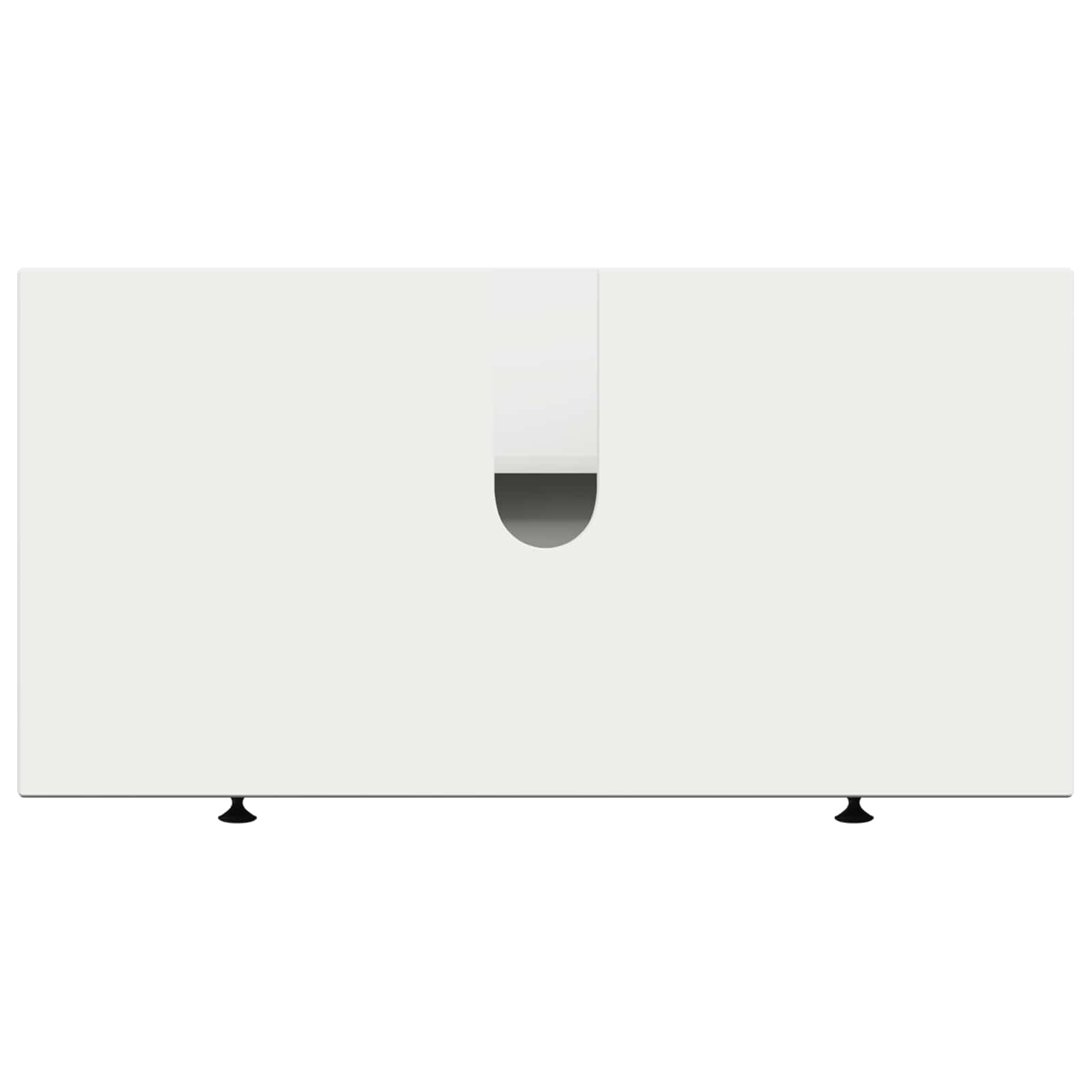 vidaXL Szafka pod umywalkę EDE Biały wysoki połysk 82 x 41 x 59 cm