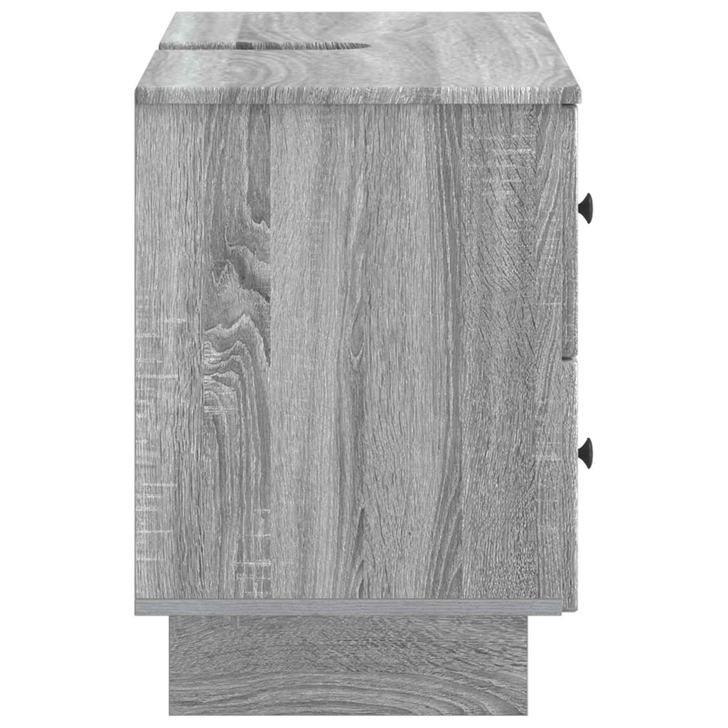 vidaXL Szafka pod umywalkę EDE Szary Sonoma 82 x 41 x 59 cm