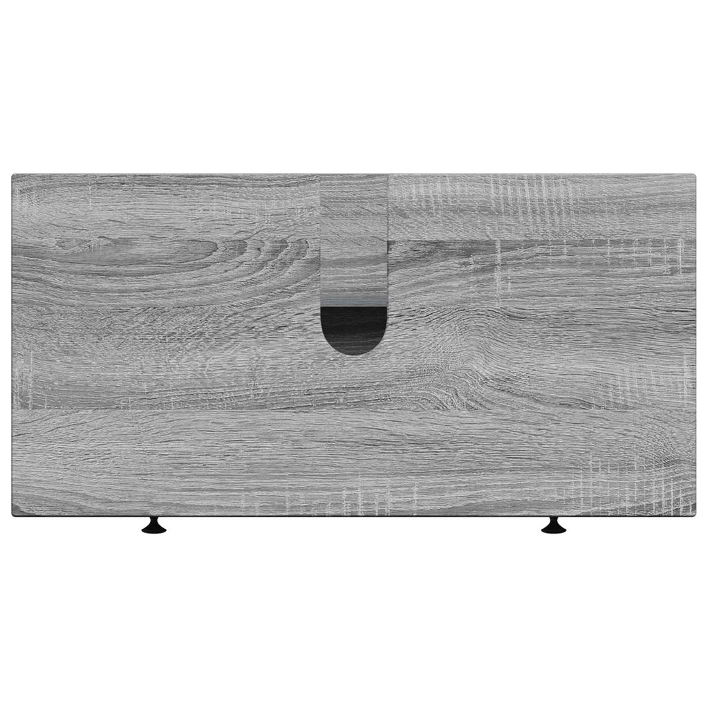 vidaXL Szafka pod umywalkę EDE Szary Sonoma 82 x 41 x 59 cm
