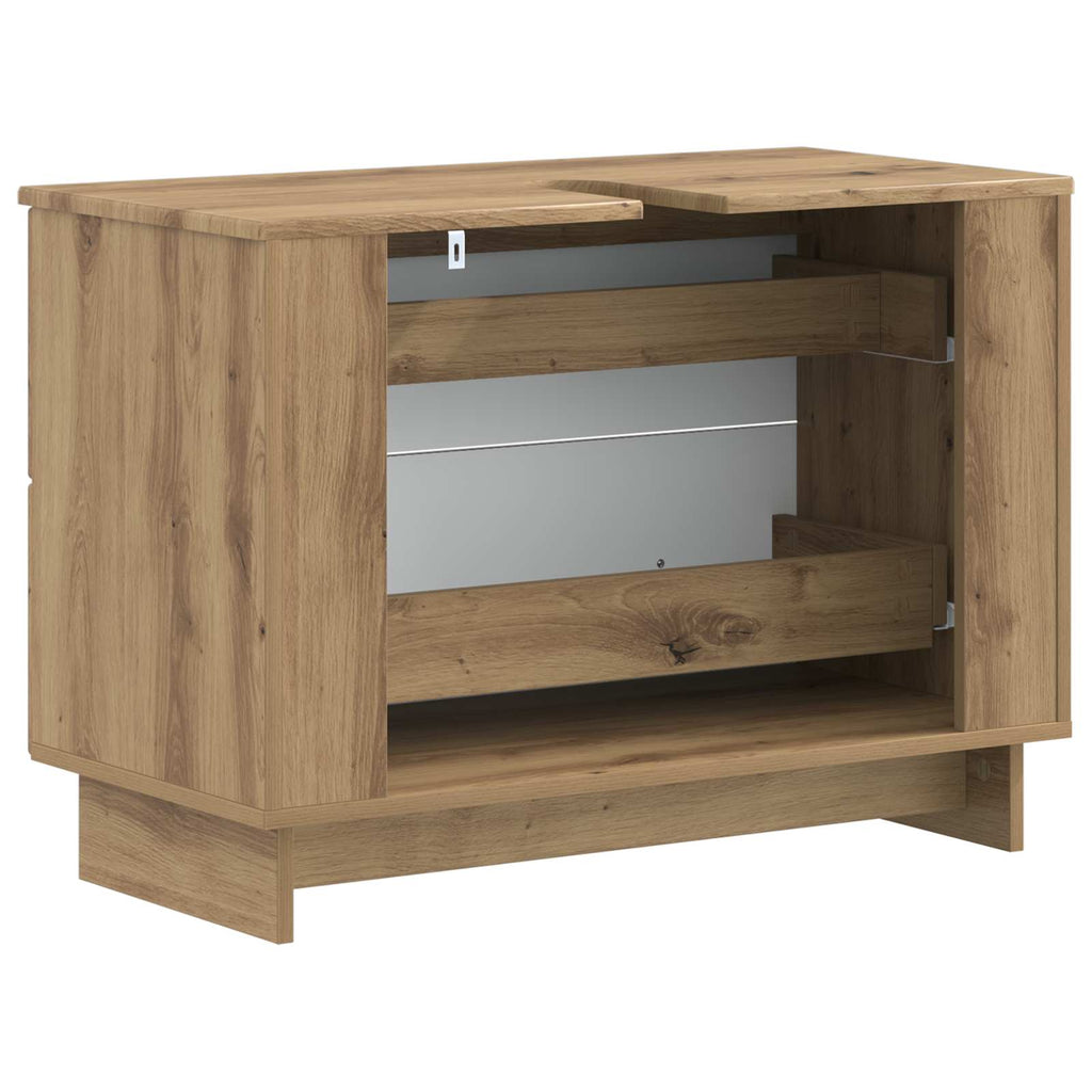 vidaXL Szafka pod umywalkę EDE Dąb artisan 82 x 41 x 59 cm