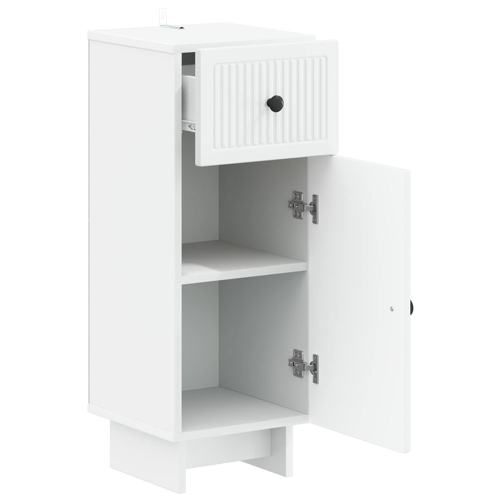 vidaXL Szafka Łazienkowa EDE Biały 30 x 31 x 80 cm Drewno inżynieryjne