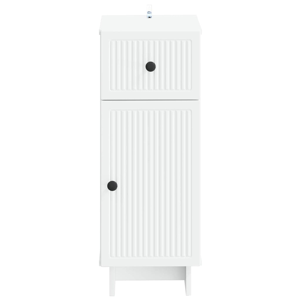 vidaXL Szafka Łazienkowa EDE Biały 30 x 31 x 80 cm Drewno inżynieryjne