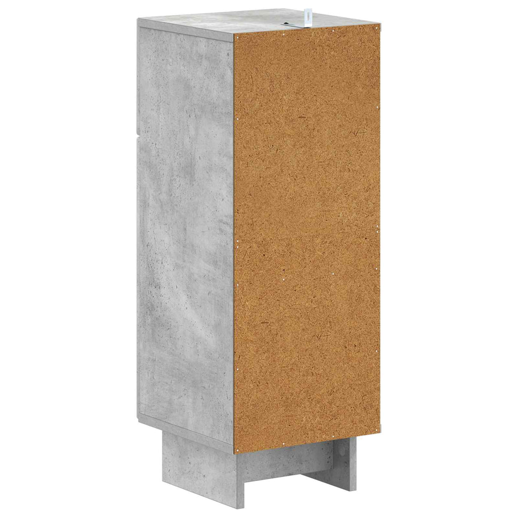 vidaXL Szafka Łazienkowa EDE Betonowy szary 30 x 31 x 80 cm