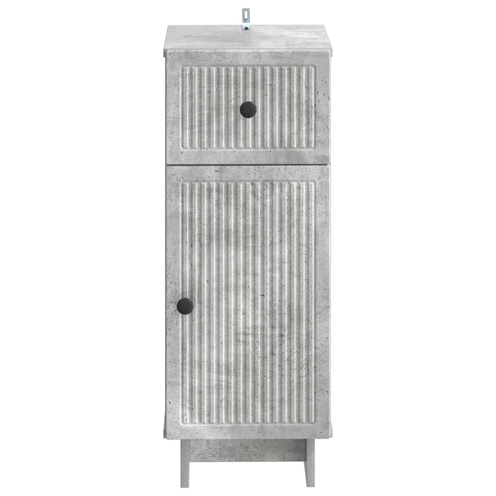 vidaXL Szafka Łazienkowa EDE Betonowy szary 30 x 31 x 80 cm