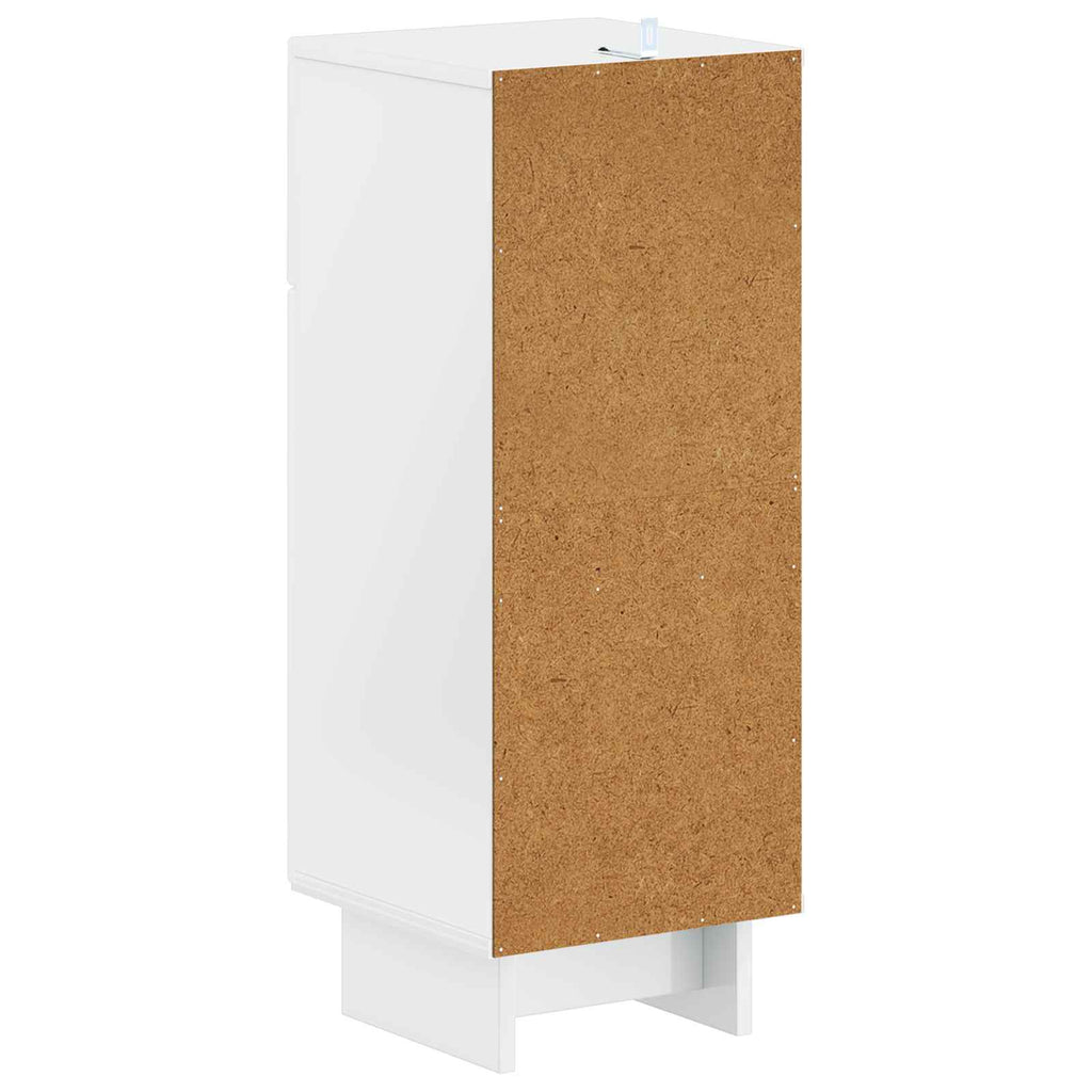 vidaXL Szafka Łazienkowa EDE Biały wysoki połysk 30 x 31 x 80 cm