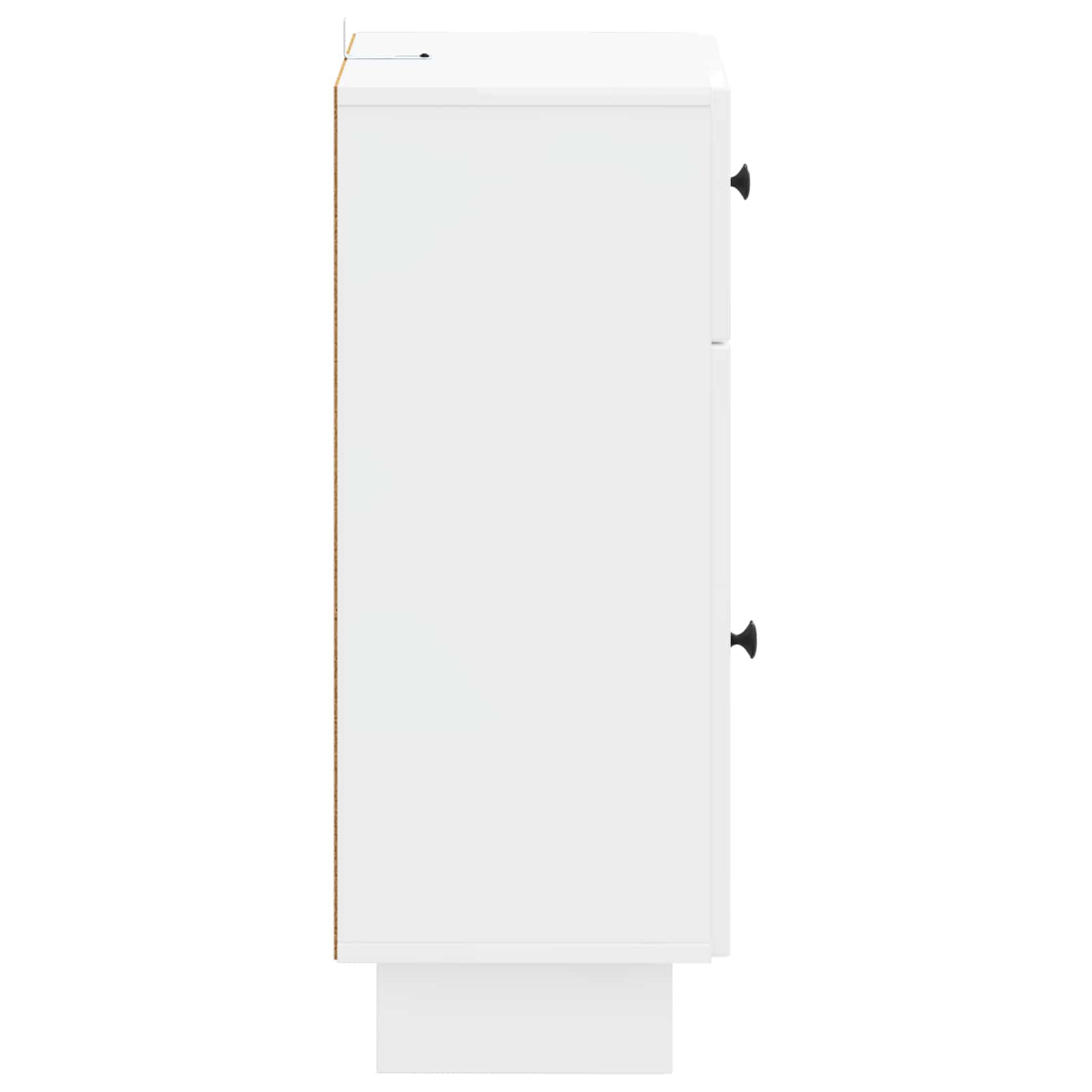 vidaXL Szafka Łazienkowa EDE Biały wysoki połysk 30 x 31 x 80 cm