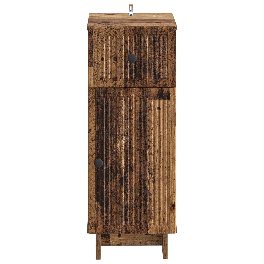 vidaXL Szafka Łazienkowa EDE Stare drewno 30 x 31 x 80 cm
