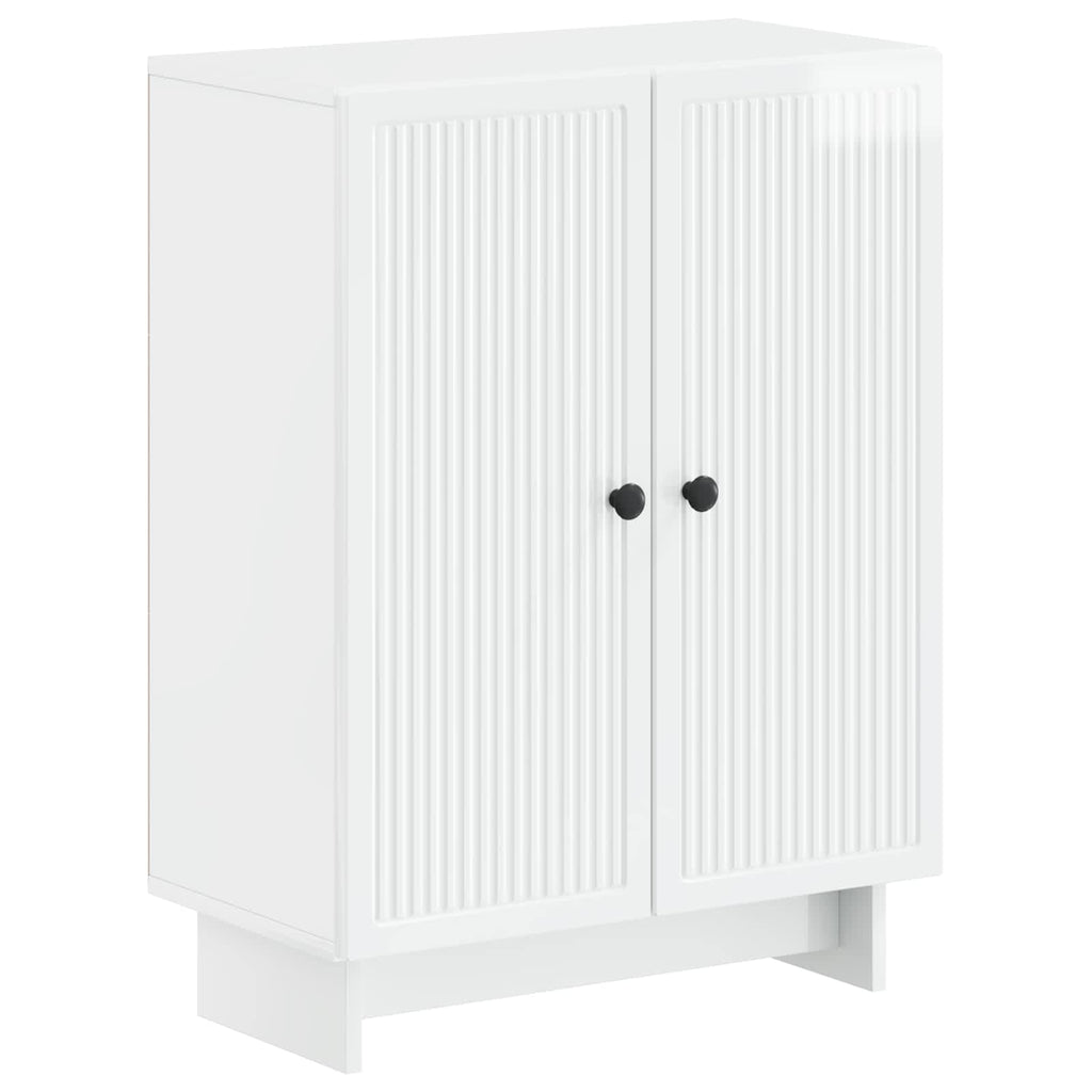 vidaXL Szafka Łazienkowa EDE Biały wysoki połysk 59,5 x 31 x 80 cm