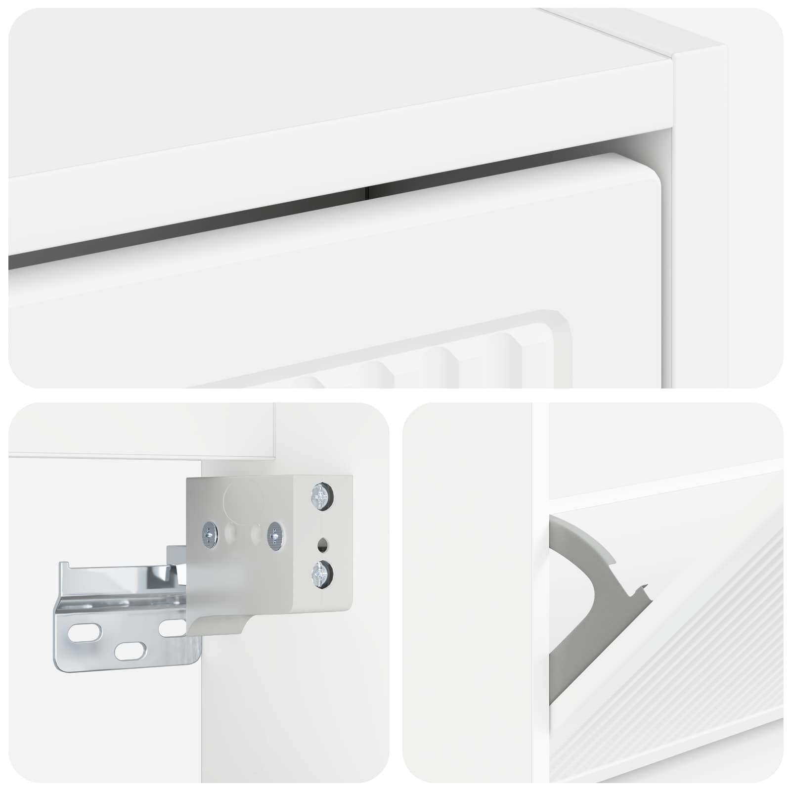 vidaXL Wisząca szafka na buty EDE 71 x 17 x 43 cm Drewno inżynieryjne