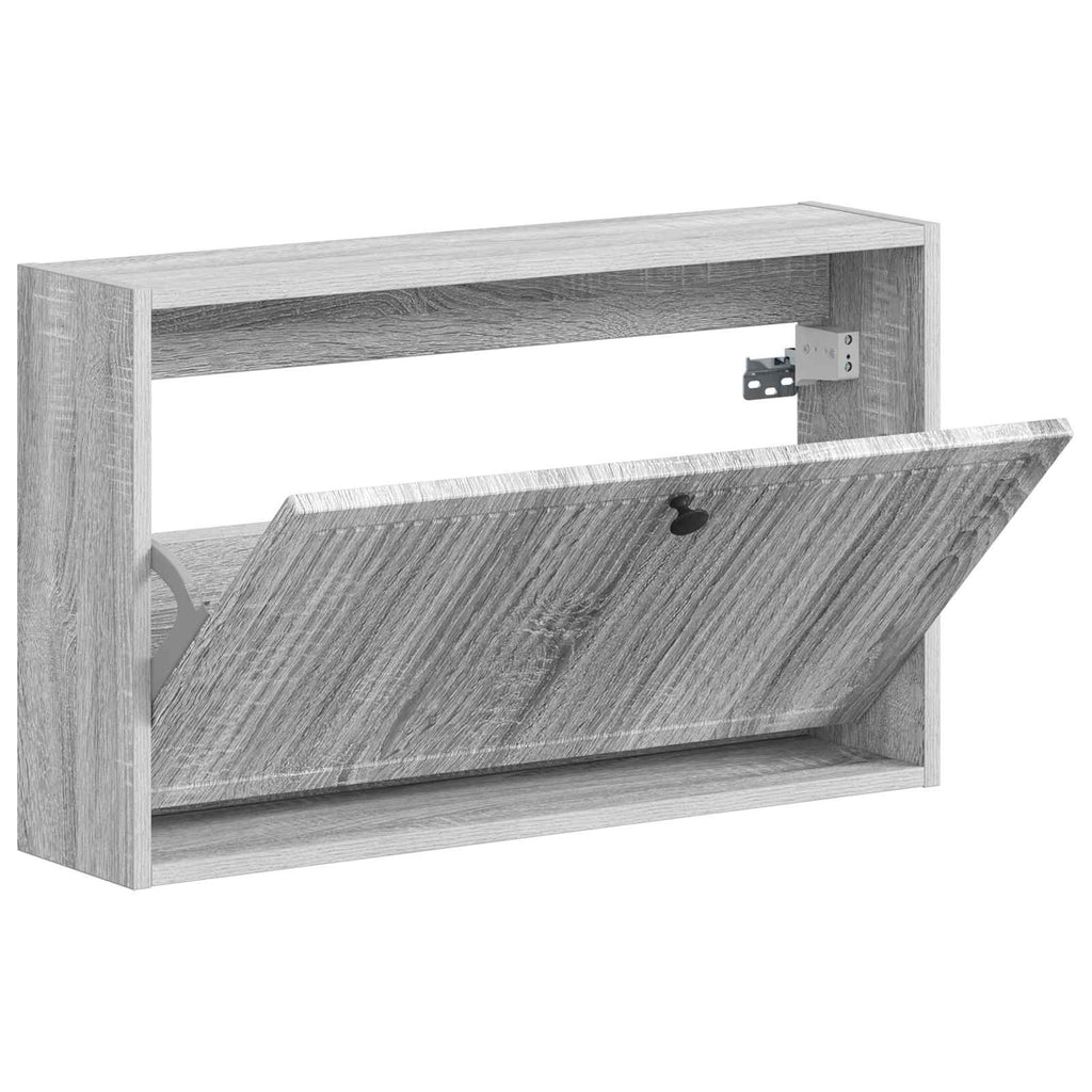 vidaXL Wisząca szafka na buty EDE 71 x 17 x 43 cm Drewno inżynieryjne