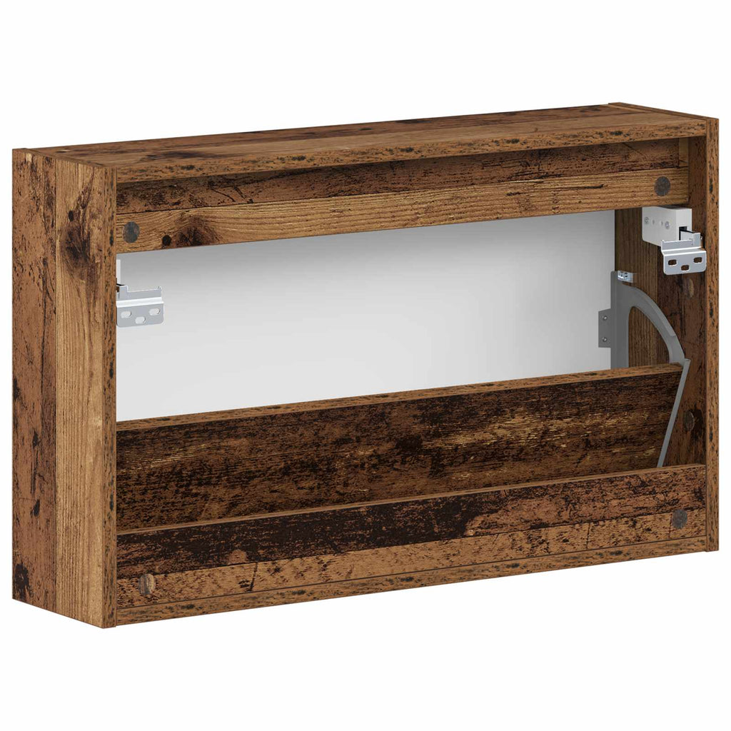 vidaXL Wisząca szafka na buty EDE 71 x 17 x 43 cm Drewno inżynieryjne