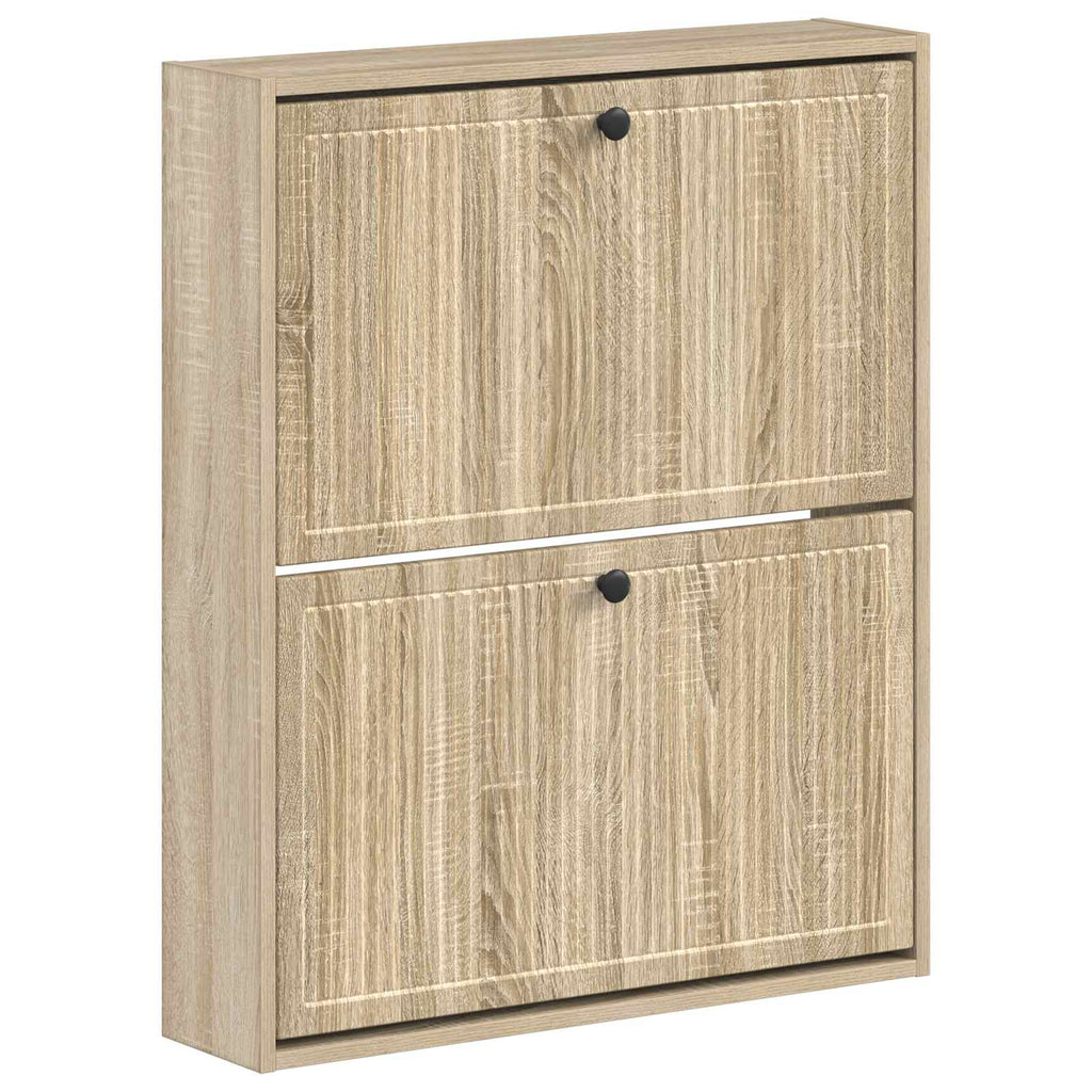 vidaXL Wisząca szafka na buty EDE 71 x 17 x 86 cm Drewno inżynieryjne
