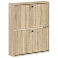vidaXL Wisząca szafka na buty EDE 71 x 17 x 86 cm Drewno inżynieryjne