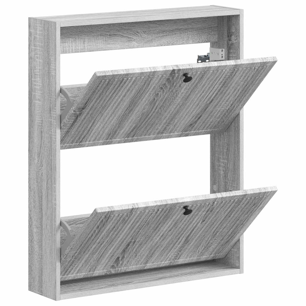 vidaXL Wisząca szafka na buty EDE 71 x 17 x 86 cm Drewno inżynieryjne