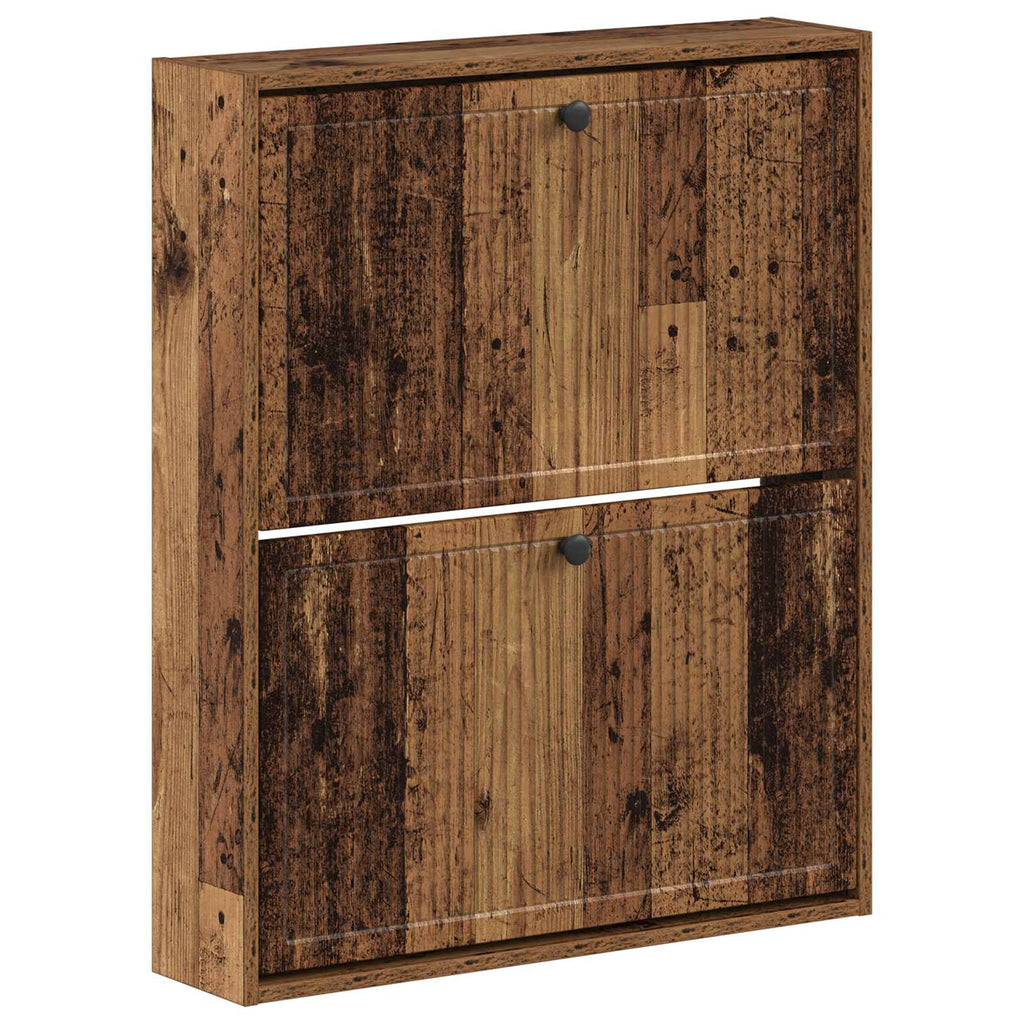 vidaXL Wisząca szafka na buty EDE 71 x 17 x 86 cm Drewno inżynieryjne