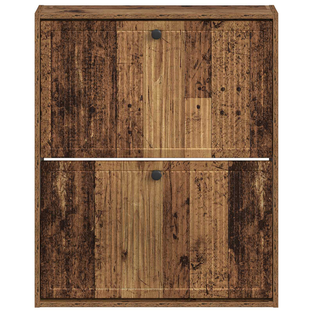 vidaXL Wisząca szafka na buty EDE 71 x 17 x 86 cm Drewno inżynieryjne