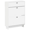 vidaXL Szafka na buty EDE 78 x 24 x 103 cm Drewno inżynieryjne Biały