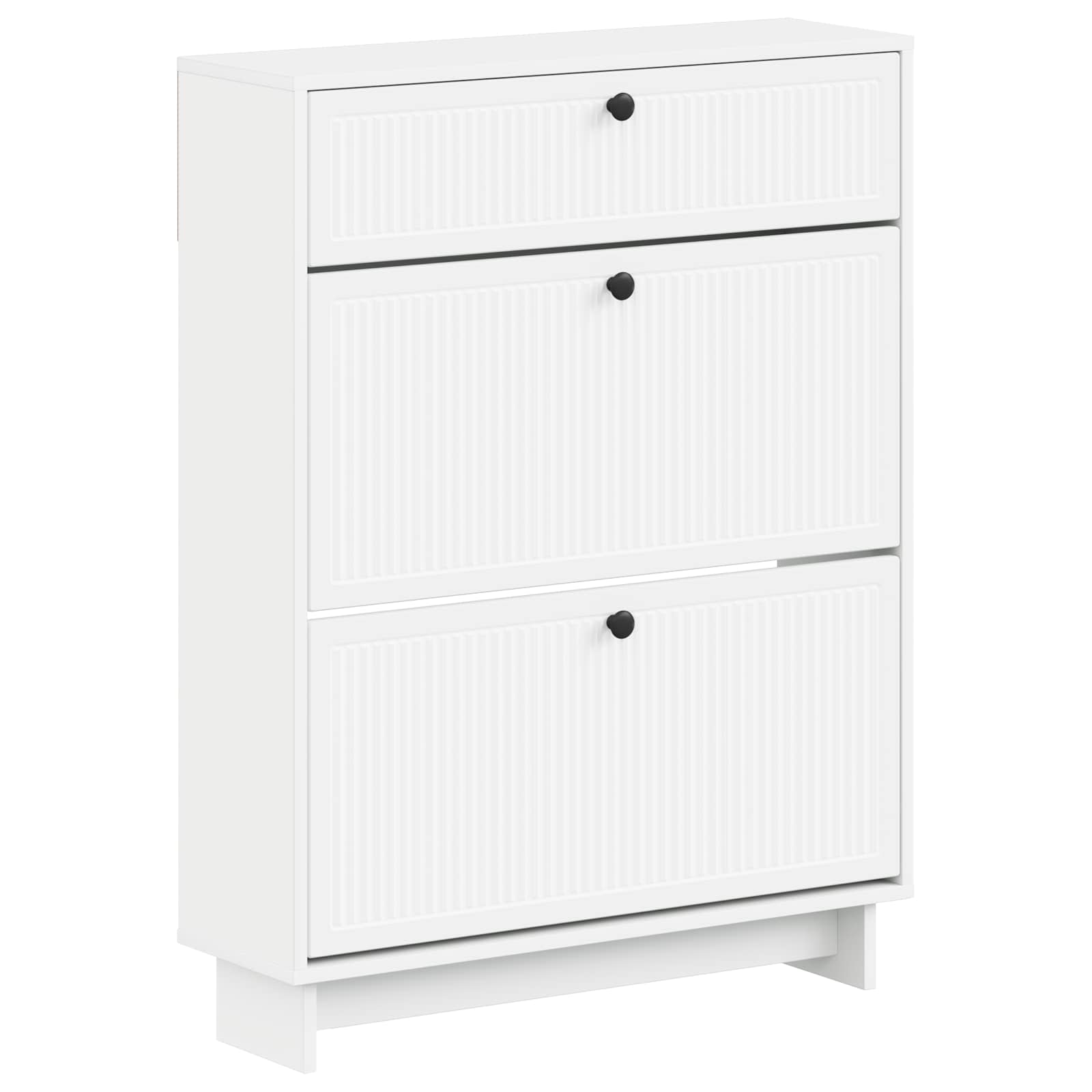 vidaXL Szafka na buty EDE 78 x 24 x 103 cm Drewno inżynieryjne Biały