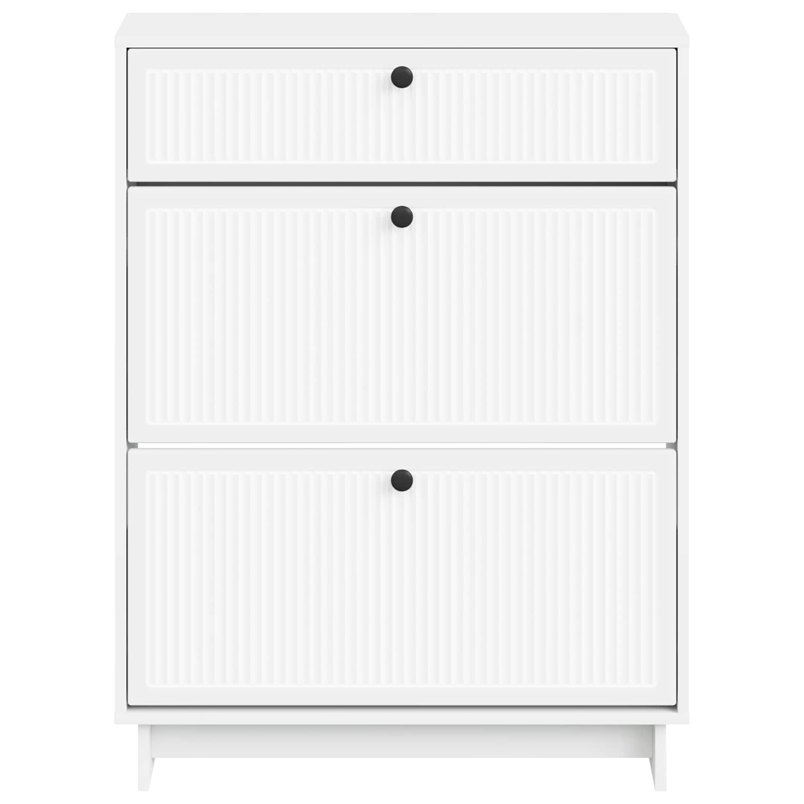 vidaXL Szafka na buty EDE 78 x 24 x 103 cm Drewno inżynieryjne Biały