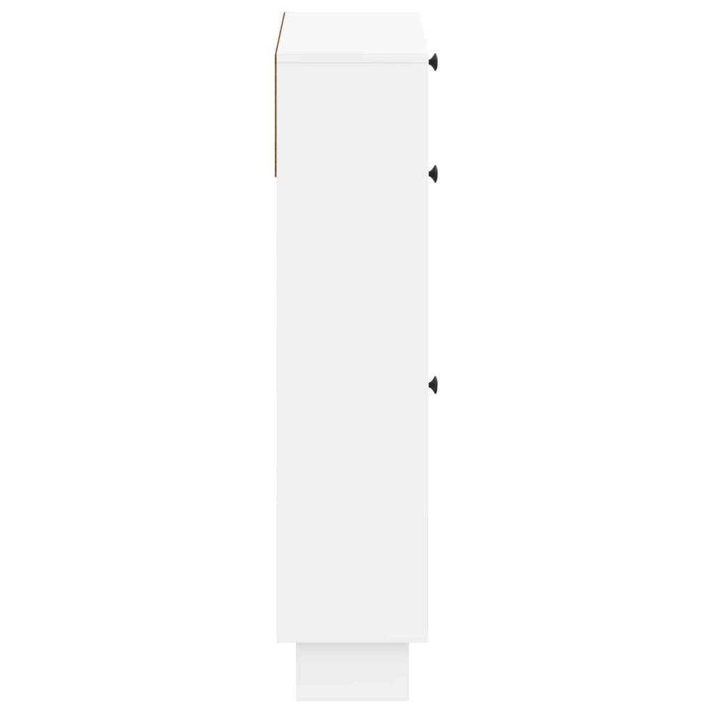 vidaXL Szafka na buty EDE 78 x 24 x 103 cm Drewno inżynieryjne Biały