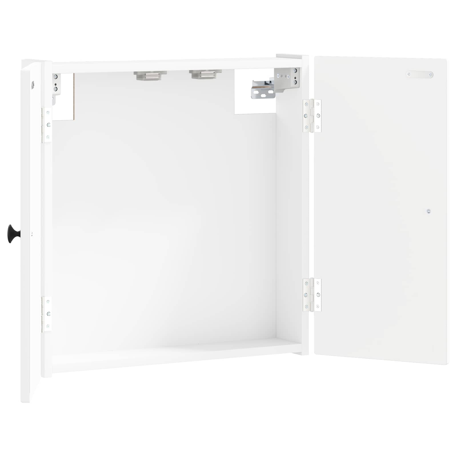 vidaXL Szafka na tarczę do rzutków EDE Biały 52,5 x 10,5 x 53,5 cm
