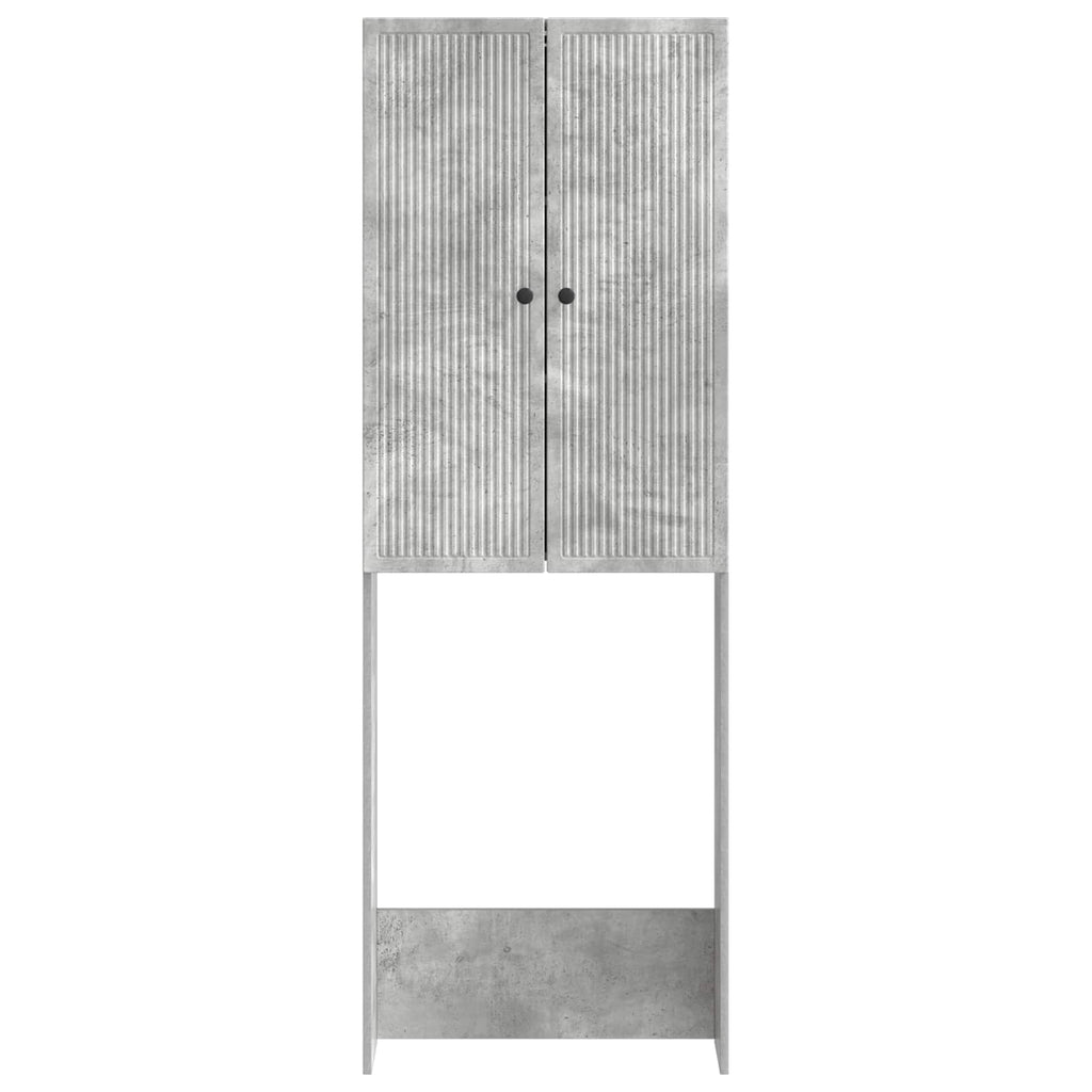 vidaXL Szafka toaletowa EDE Betonowy szary 66 x 25,5 x 190 cm