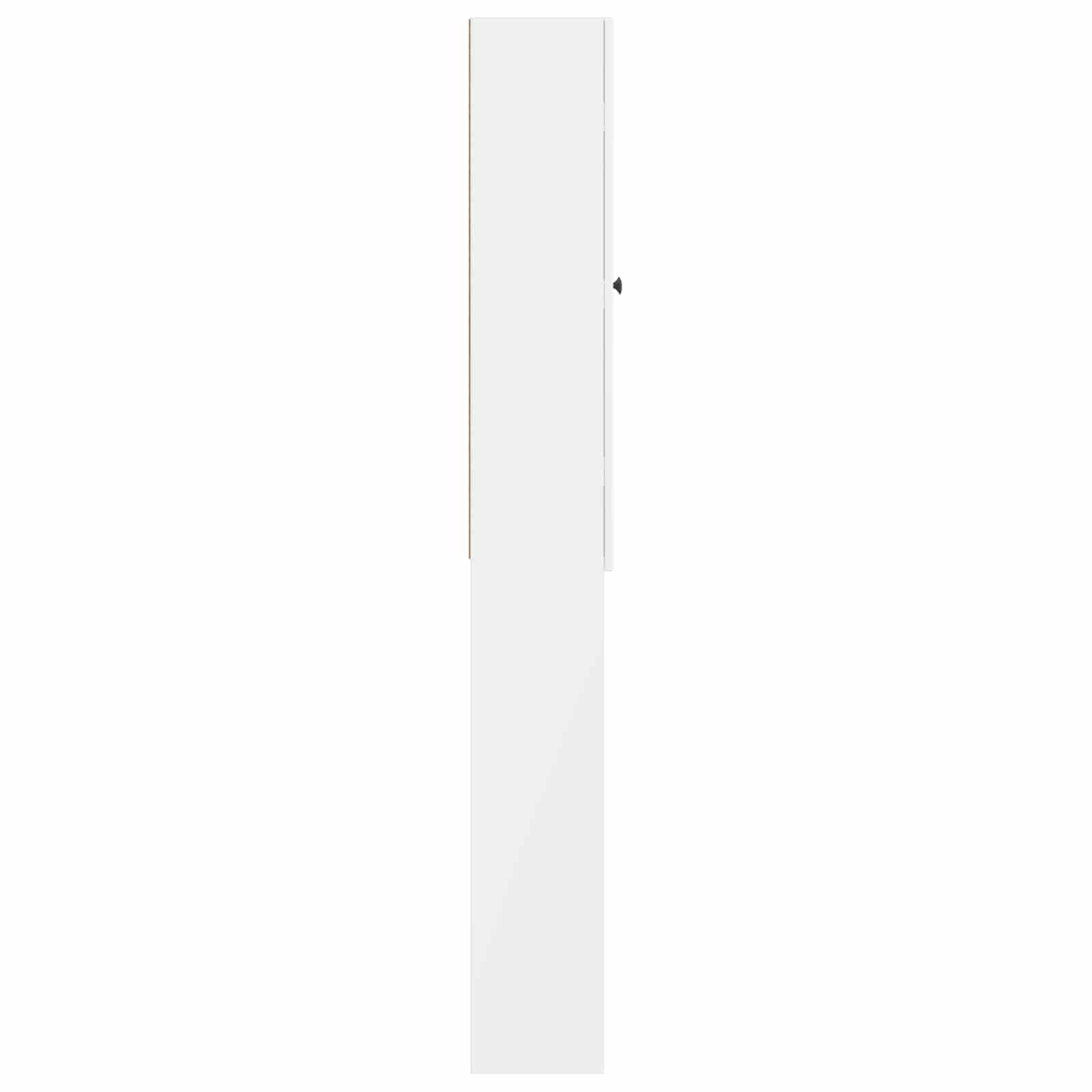 vidaXL Szafka toaletowa EDE Biały wysoki połysk 66 x 25,5 x 190 cm