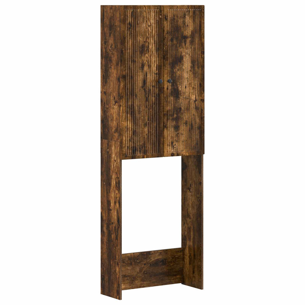 vidaXL Szafka toaletowa EDE Dąb wędzony 66 x 25,5 x 190 cm
