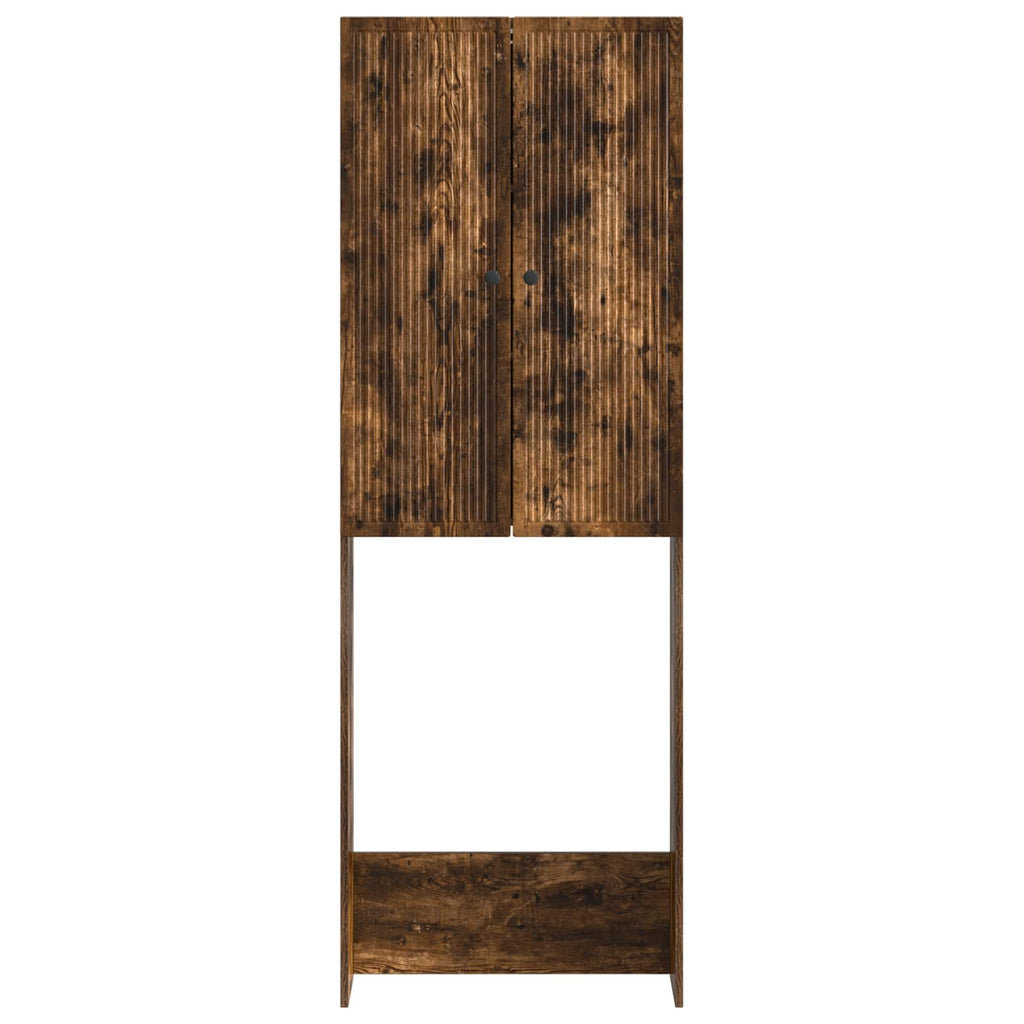 vidaXL Szafka toaletowa EDE Dąb wędzony 66 x 25,5 x 190 cm