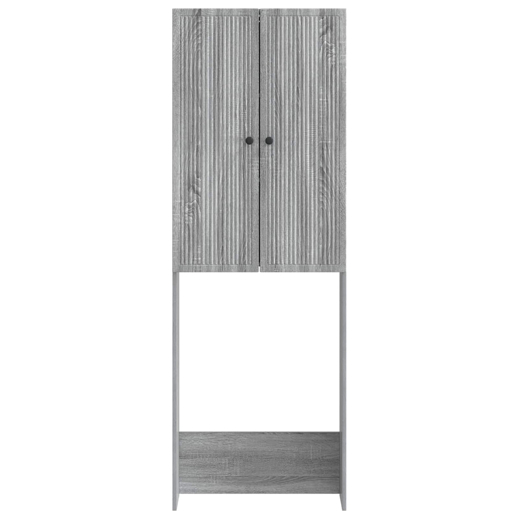 vidaXL Szafka toaletowa EDE Szary Sonoma 66 x 25,5 x 190 cm