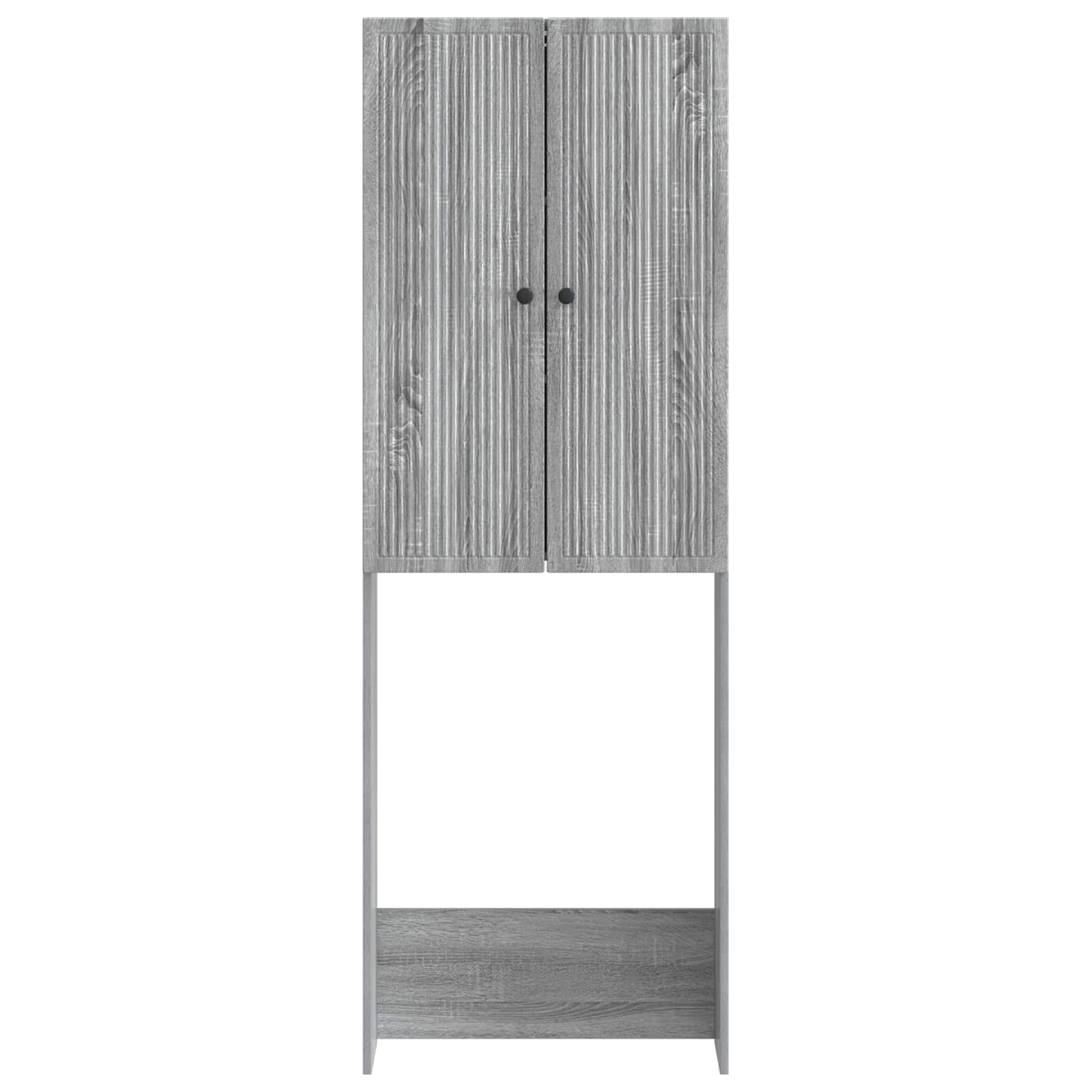 vidaXL Szafka toaletowa EDE Szary Sonoma 66 x 25,5 x 190 cm