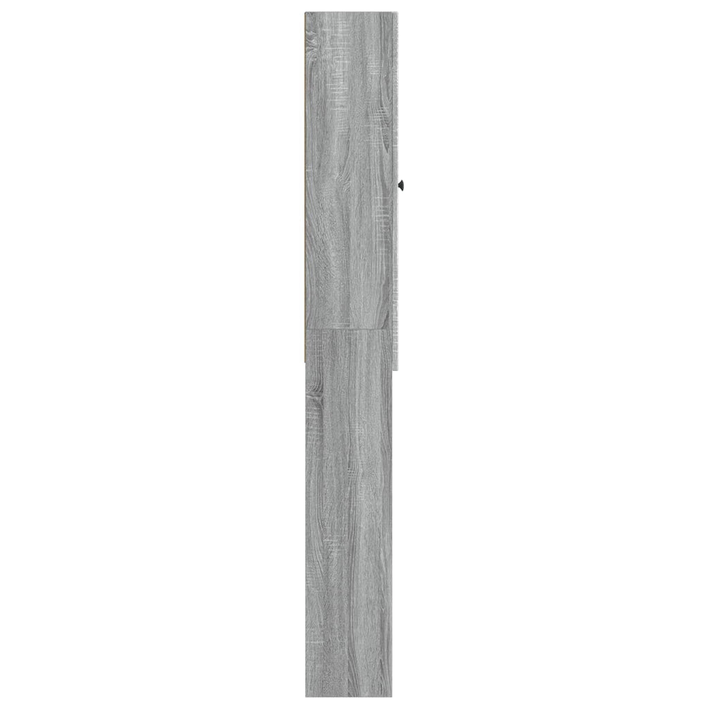 vidaXL Szafka toaletowa EDE Szary Sonoma 66 x 25,5 x 190 cm
