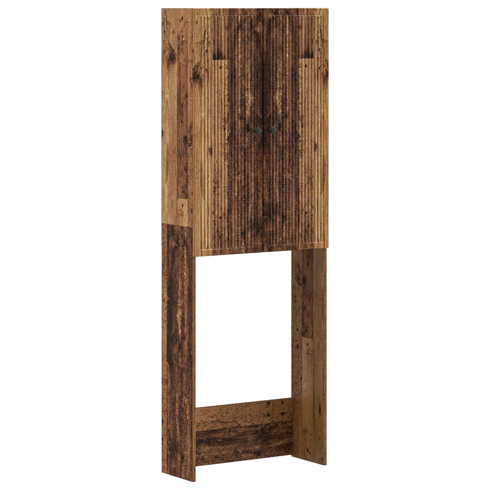vidaXL Szafka toaletowa EDE Stare drewno 66 x 25,5 x 190 cm