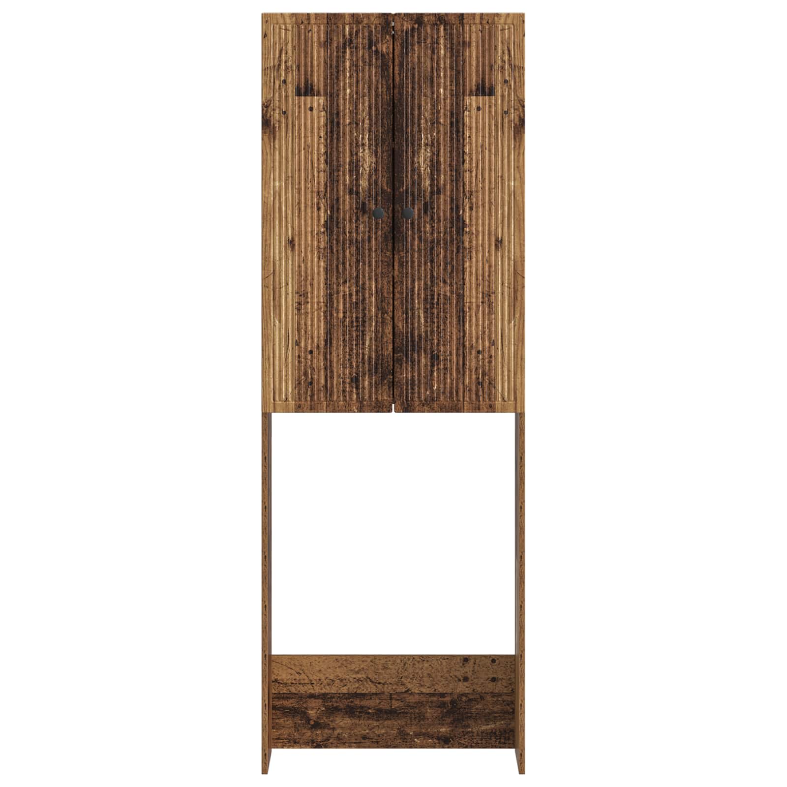 vidaXL Szafka toaletowa EDE Stare drewno 66 x 25,5 x 190 cm
