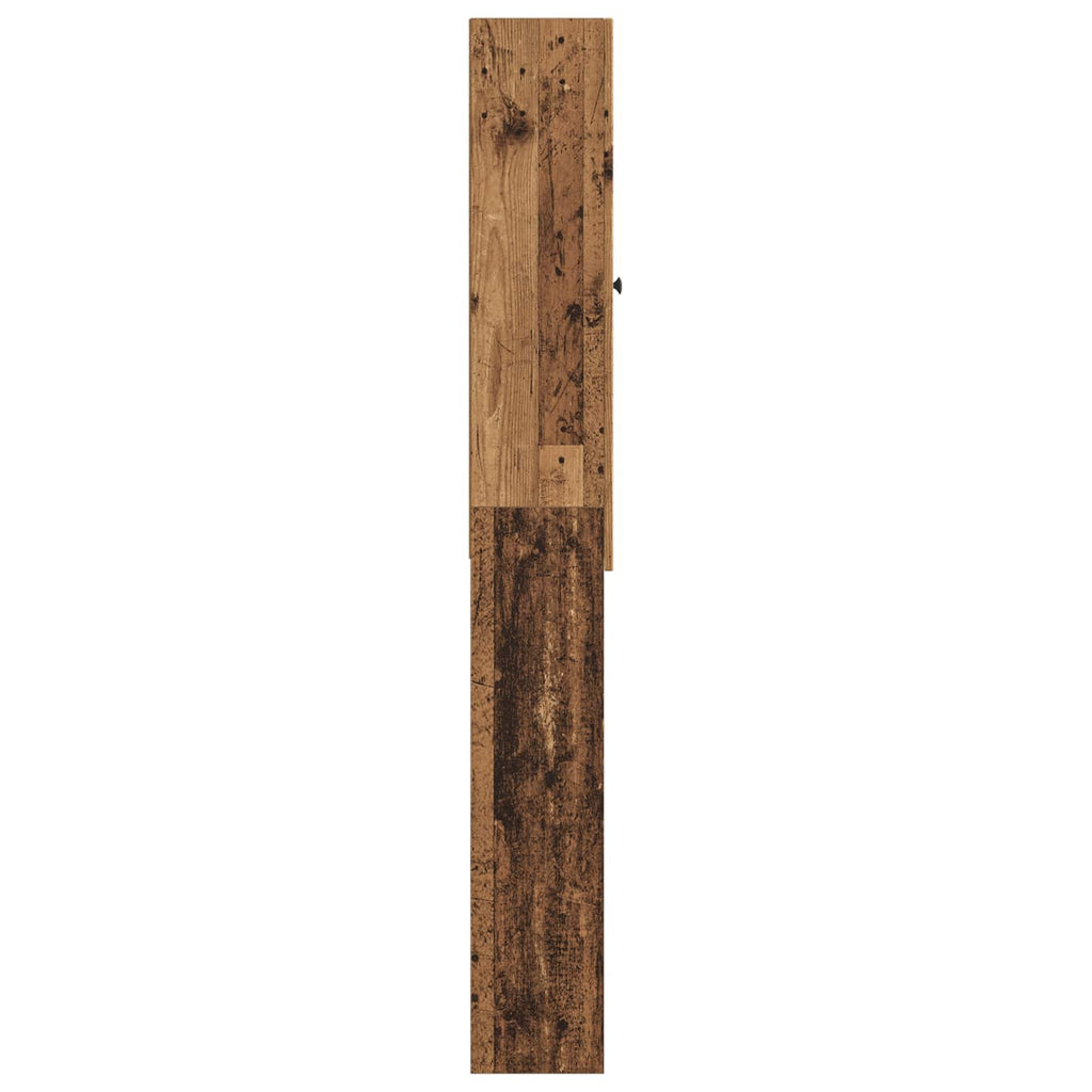 vidaXL Szafka toaletowa EDE Stare drewno 66 x 25,5 x 190 cm