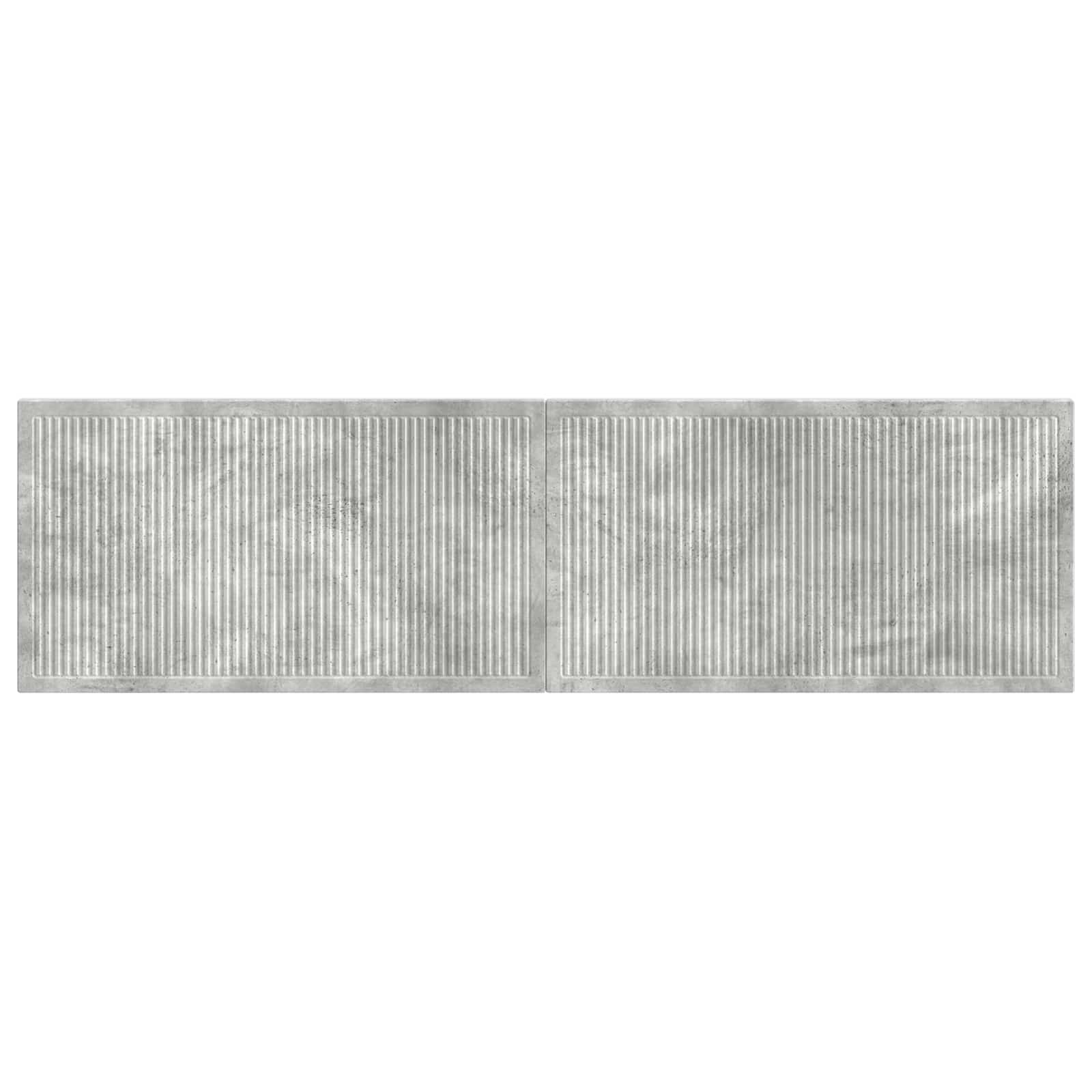 vidaXL Zagłówek montowany na ścianie EDE Betonowy szary