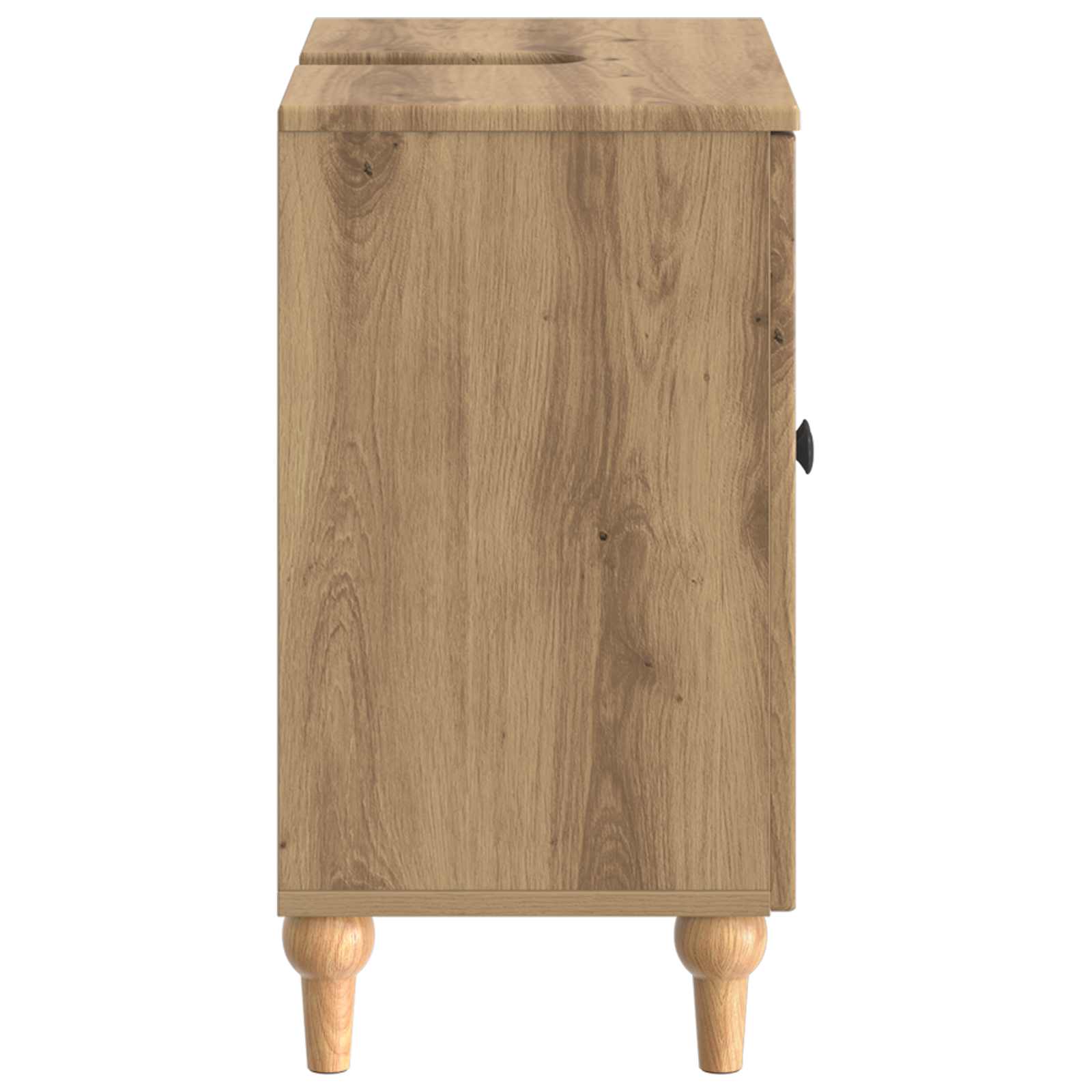 vidaXL Szafka pod umywalkę ALKMAAR Dąb artisan 59,5 x 31,5 x 59 cm