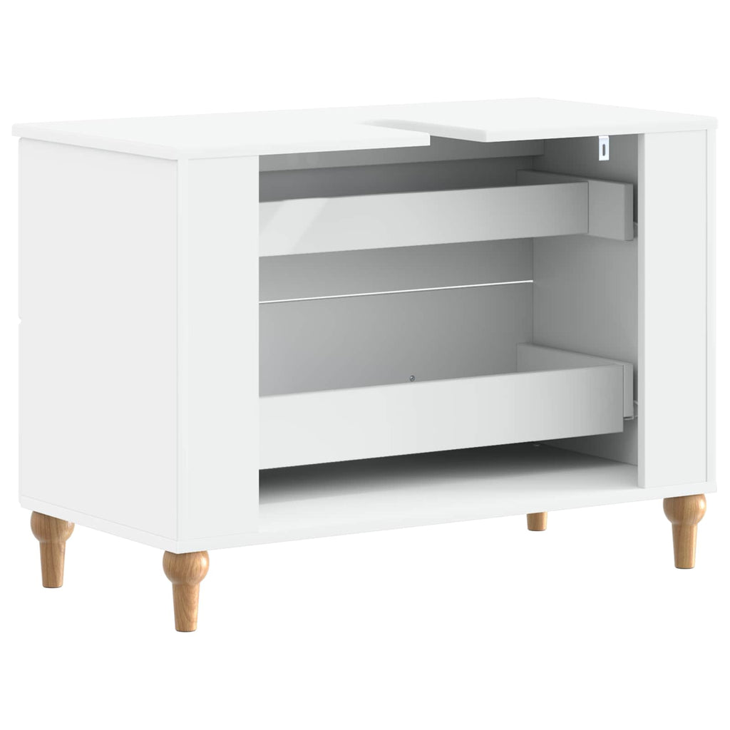 vidaXL Szafka pod umywalkę ALKMAAR Biały 82 x 41 x 59 cm