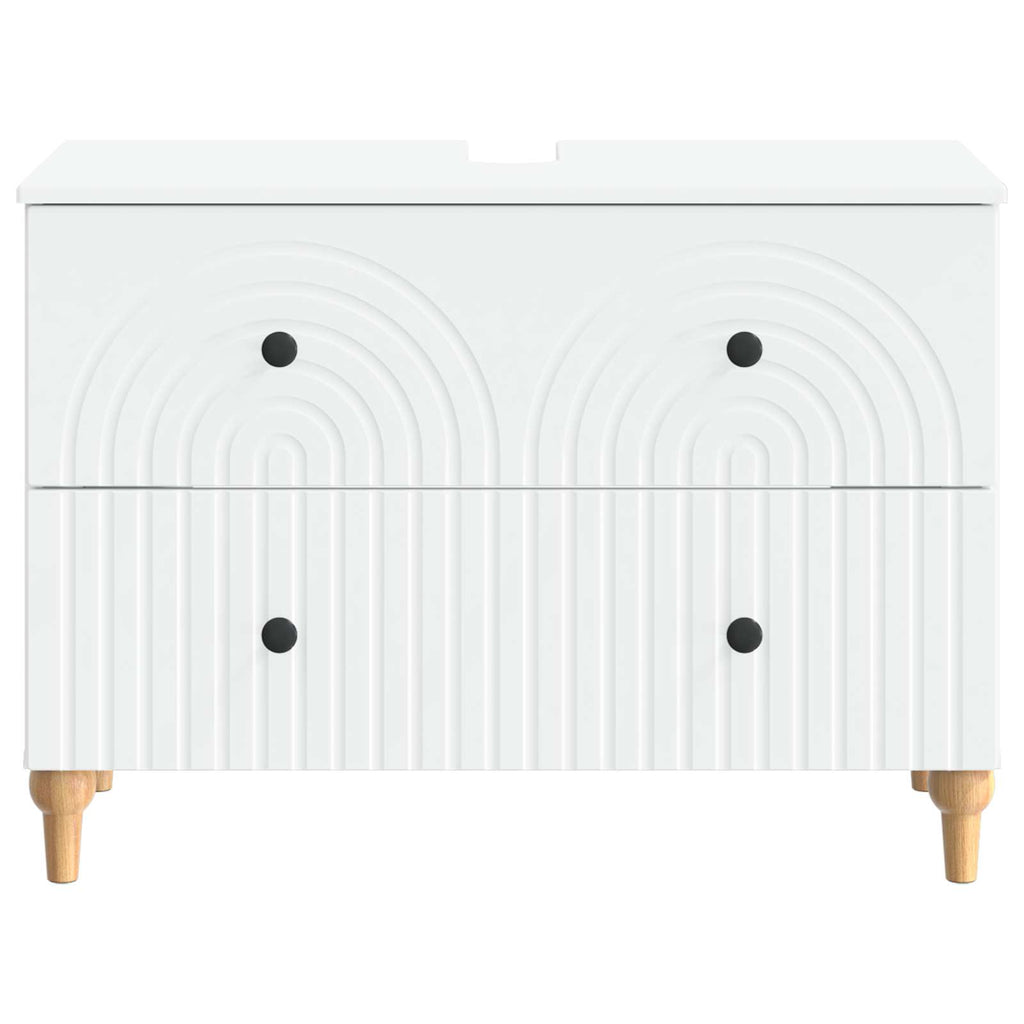 vidaXL Szafka pod umywalkę ALKMAAR Biały 82 x 41 x 59 cm