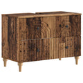 vidaXL Szafka pod umywalkę ALKMAAR Stare drewno 82 x 41 x 59 cm