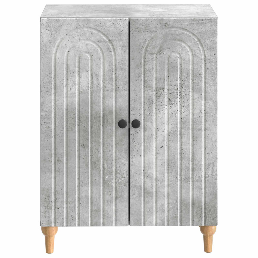 vidaXL Szafka Łazienkowa ALKMAAR Betonowy szary 59,5 x 31 x 80 cm