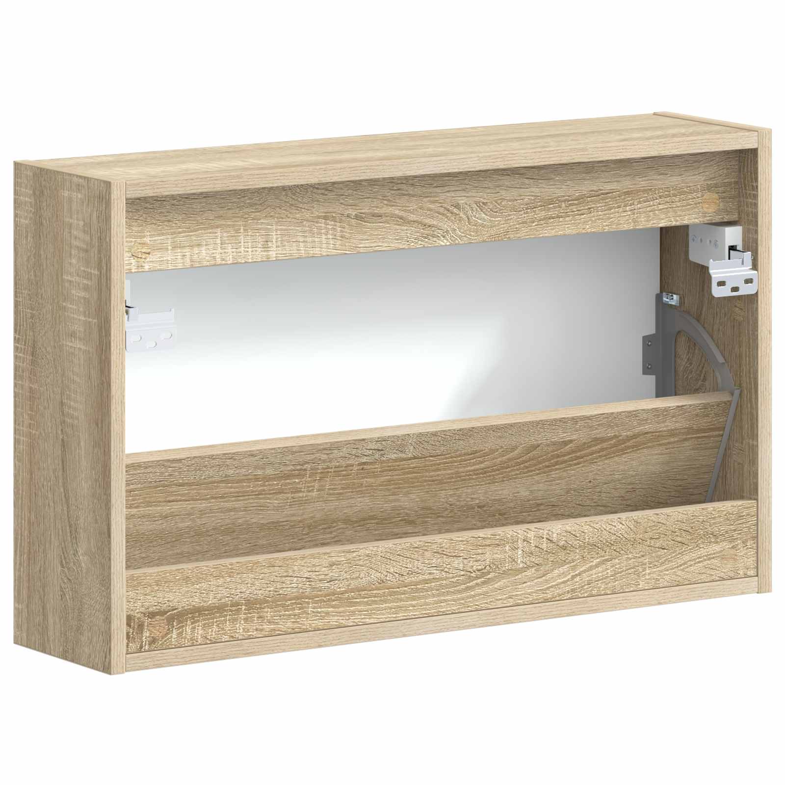 vidaXL Wisząca szafka na buty ALKMAAR 71 x 17 x 43 cm dąb Sonoma