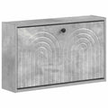 vidaXL Wisząca szafka na buty ALKMAAR 71 x 17 x 43 cm Betonowy szary