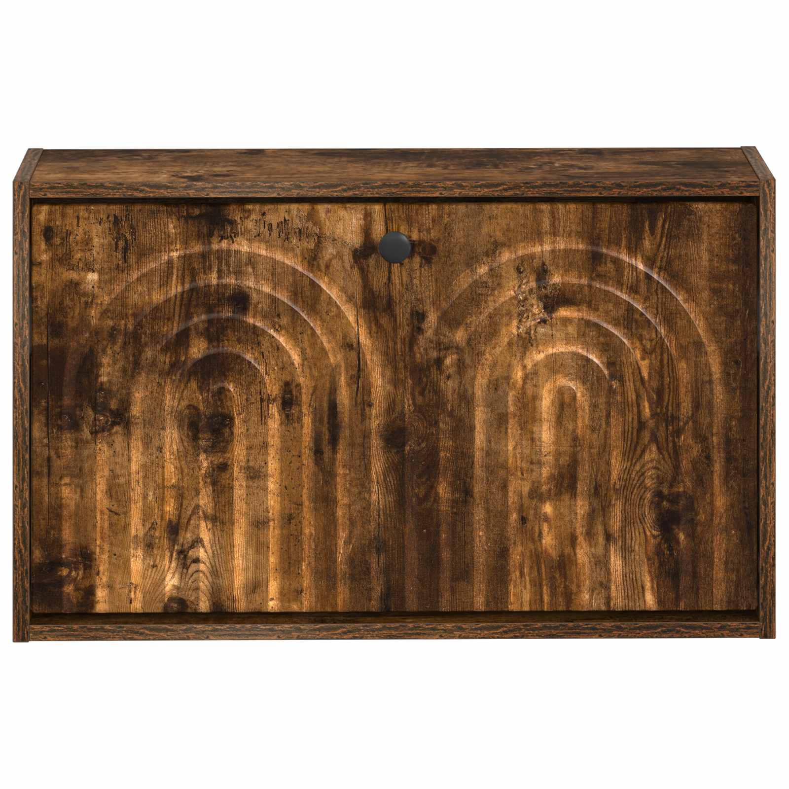 vidaXL Wisząca szafka na buty ALKMAAR 71 x 17 x 43 cm Dąb wędzony